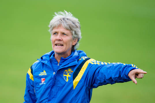 Sveriges förbundskapten Pia Sundhage