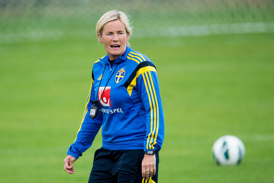 Sveriges assisterande förbundskapten Lilie Persson