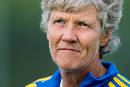 Sveriges förbundskapten Pia Sundhage
