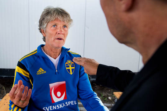 Sveriges förbundskapten Pia Sundhage