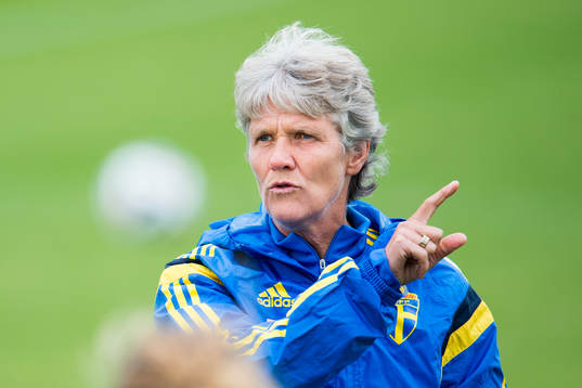 Sveriges förbundskapten Pia Sundhage
