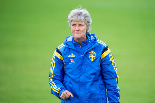 Sveriges förbundskapten Pia Sundhage