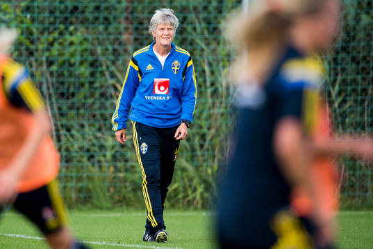 Sveriges förbundskapten Pia Sundhage