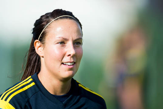 Sveriges målvakt Carola Söberg
