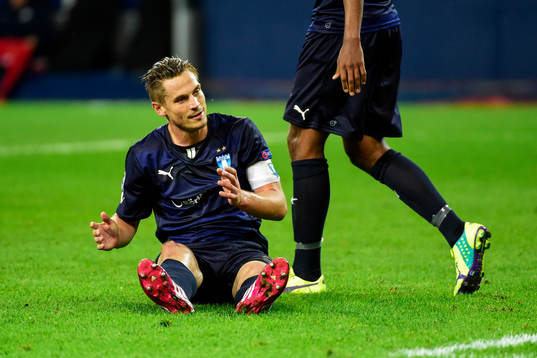 Malmö FFs Markus Rosenberg deppar