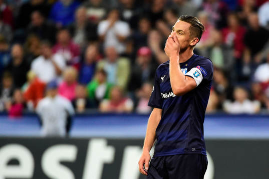 Malmö FFs Markus Rosenberg deppar