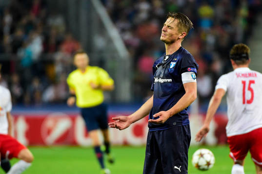 Malmö FFs Markus Rosenberg deppar