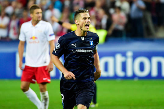 Malmö FFs Markus Rosenberg jublar