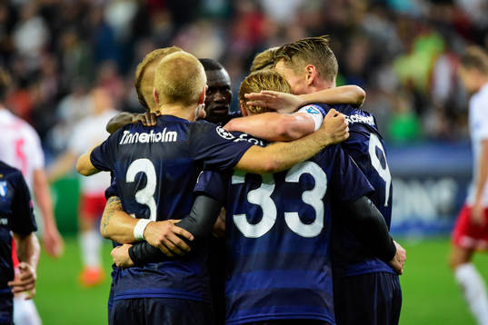 Malmö FFs Emil Forsberg jublar