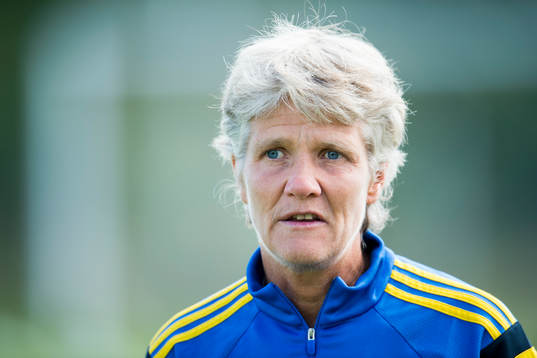 Sveriges förbundskapten Pia Sundhage