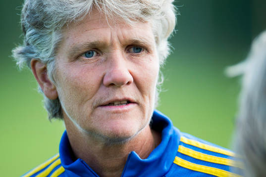 Sveriges förbundskapten Pia Sundhage
