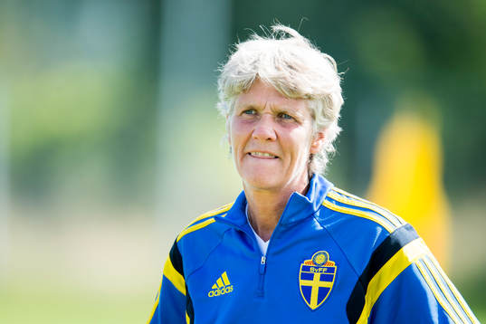 Sveriges förbundskapten Pia Sundhage