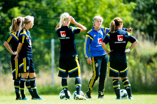 Sveriges förbundskapten Pia Sundhage