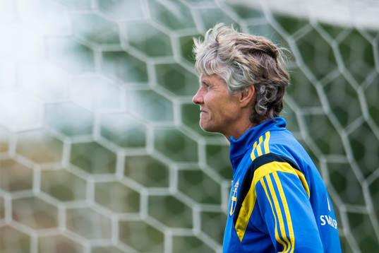 Sveriges förbundskapten Pia Sundhage