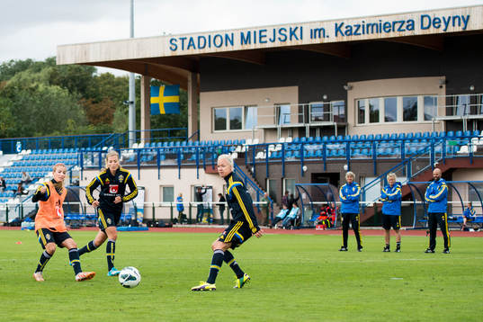 Sveriges Kosovare Asllani, Linda Sembrant och Caroline