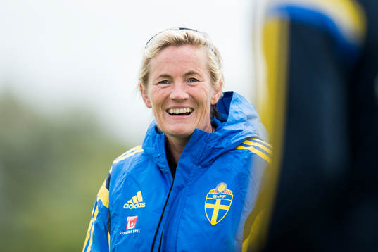 Sveriges assisterande förbundskapten Lilie Persson
