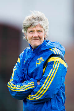 Sveriges förbundskapten Pia Sundhage