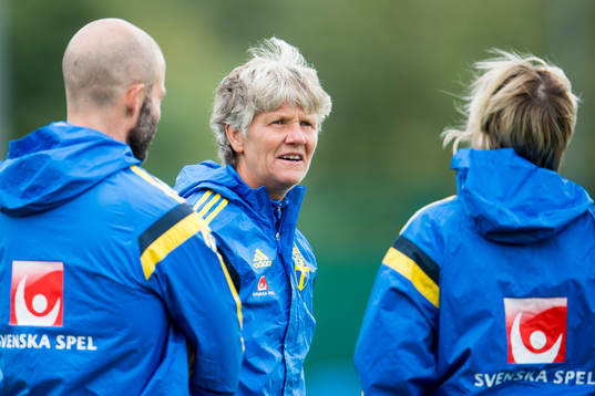 Sveriges förbundskapten Pia Sundhage