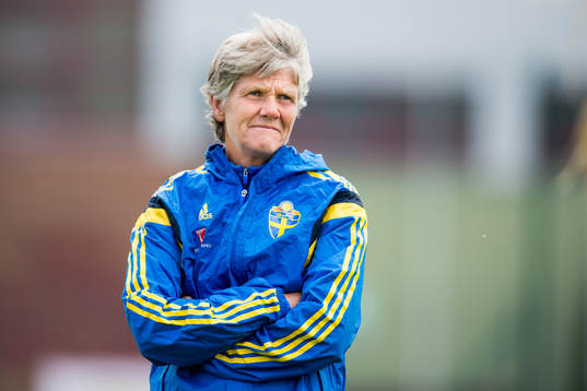 Sveriges förbundskapten Pia Sundhage