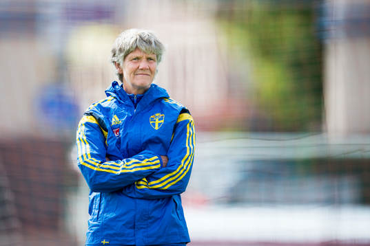 Sveriges förbundskapten Pia Sundhage