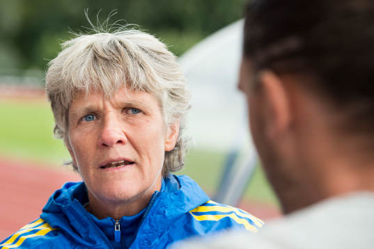 Sveriges förbundskapten Pia Sundhage