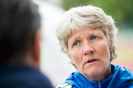 Sveriges förbundskapten Pia Sundhage