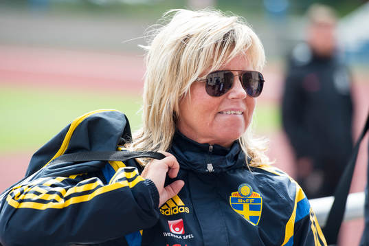 Sveriges landslagschef Marika Domanski