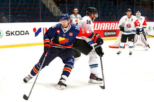 Djurgårdens Michael Holmqvist och Fribourg-Gottérons Timo