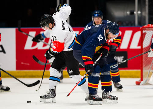 Fribourg-Gottérons Killian Mottet och Djurgårdens Mikael