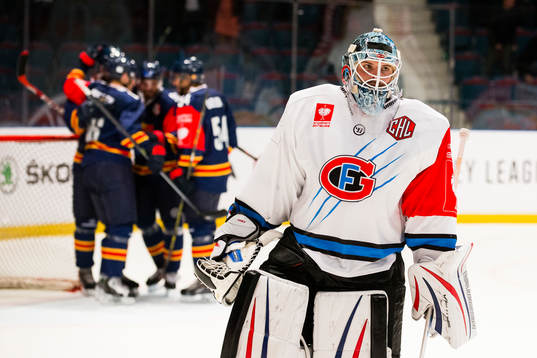 Fribourg-Gottérons målvakt Benjamin Conz deppar