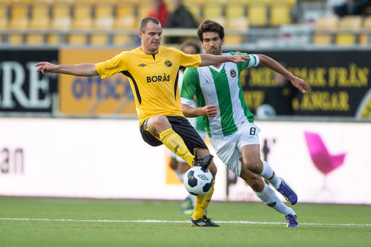 Elfsborgs Henning Hauger och Rio Aves Tarantini