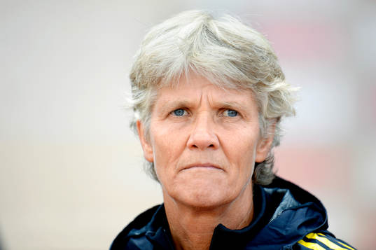 Sveriges förbundskapten Pia Sundhage
