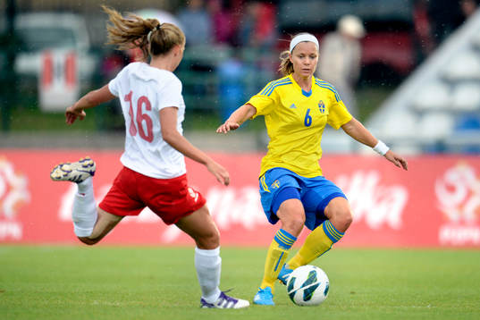 Polens Weronika Aszkielowicz och Sveriges Sara Thunebro