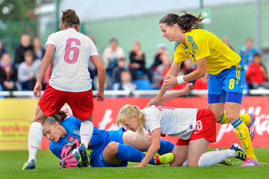 Polens Joanna Plonowska, Magdalena Szaj och målvakt Anna