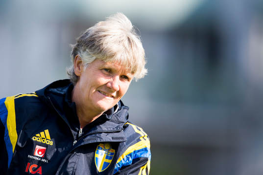 Sveriges förbundskapten Pia Sundhage