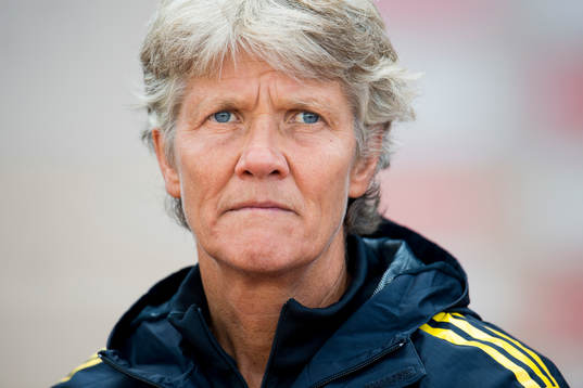 Sveriges förbundskapten Pia Sundhage
