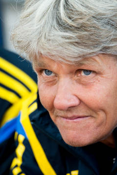 Sveriges förbundskapten Pia Sundhage