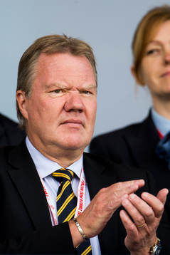 Svenska fotbollsförbundets ordförande Karl-Erik Nilsson