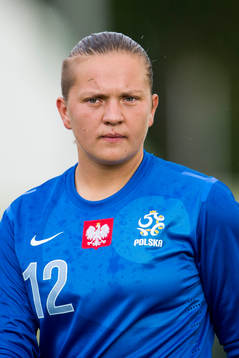 Polens målvakt Anna Szymanska
