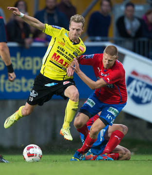 Mjällbys Christian Wilhelmsson och Helsingborgs Markus