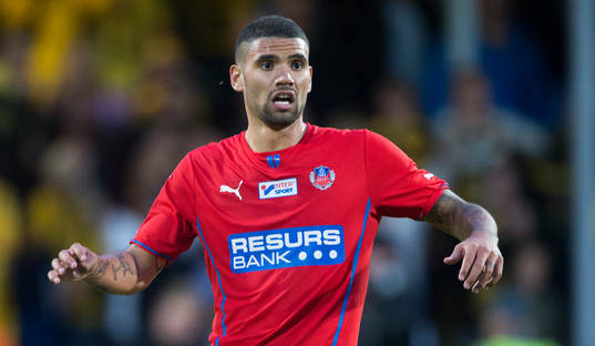 Helsingborgs Viktor Palsson i matchen i allsvenskan mellan