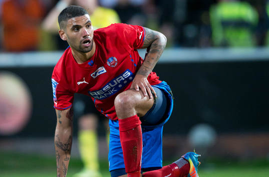 Helsingborgs Viktor Palsson i matchen i allsvenskan mellan