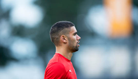 Helsingborgs Viktor Palsson i matchen i allsvenskan mellan