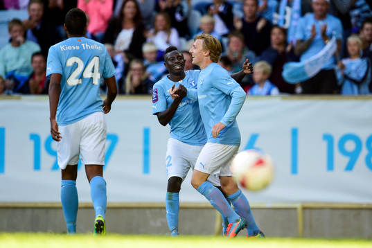 Malmö FFs Emil Forsberg jublar