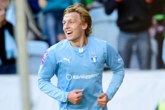 Malmö FFs Emil Forsberg jublar