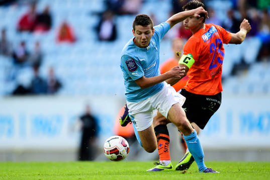 Malmö FFs Erdal Rakip och Norrköpings David Boo Wiklander