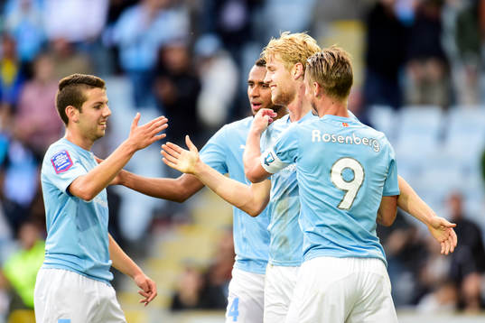 Malmö FFs Erdal Rakip, Isaac Kiese Thelin Filip Helander