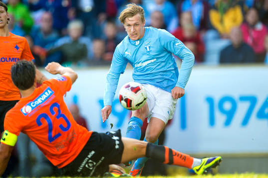 Malmö FFs Emil Forsberg gör 1-0