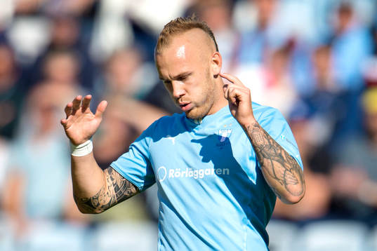 Malmö FFs Magnus Eriksson deppar