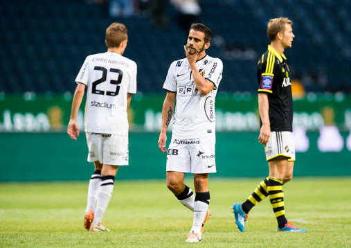Häckens Björn Anklev ser deppig ut